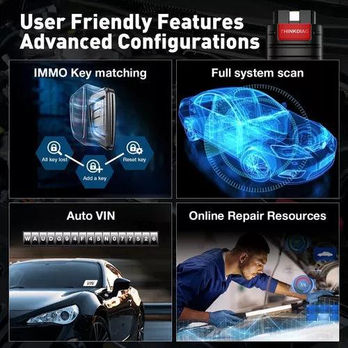 Escaner Automotriz Thinkdiag Obd2 Bluetooth