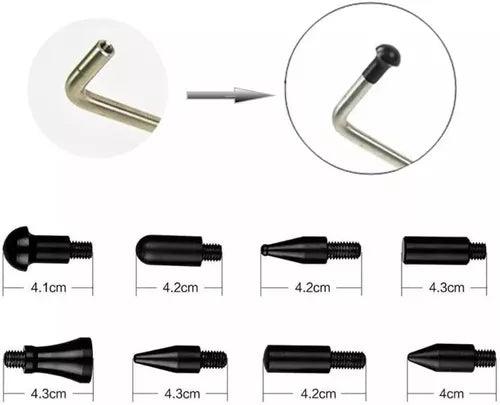 Kit Sacabollo De 9 Varillas De Acero Mas Martillo De Regalo