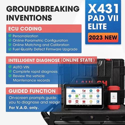 Escáner Launch X431 Pad Vii Elite 2023 J2534 Bidireccional