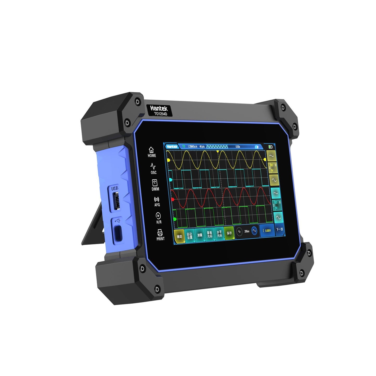 Hantek Osciloscopio Automotriz Tactil De 4 Canales 250mhz