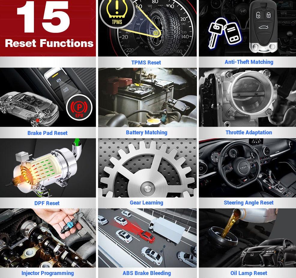Escaner Launch crp429c OBD2 Airbag Abs + 15 Funciones