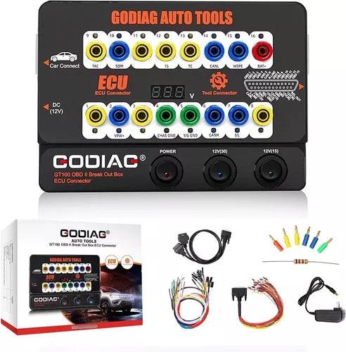Godiag Gt100 Conector De Ecu Automotriz Obd2 Y Multifuncion