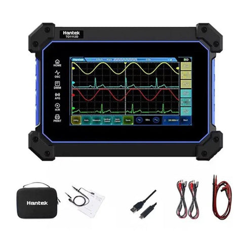 Hantek Osciloscopio Automotriz Tactil De 2 Canales 110mhz