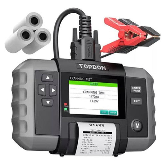 Analizador De Bateria Automotriz 12/24V Con Impresora