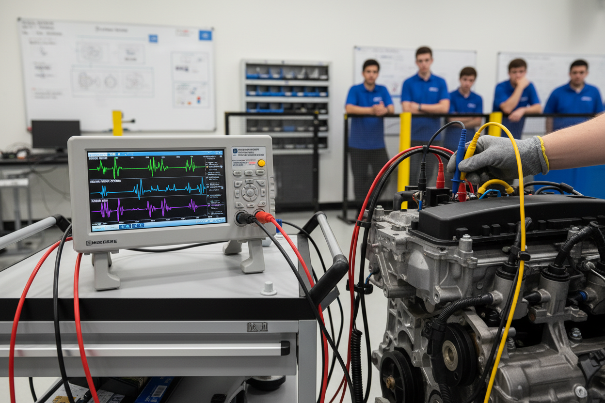 curso de osciloscopio automotriz