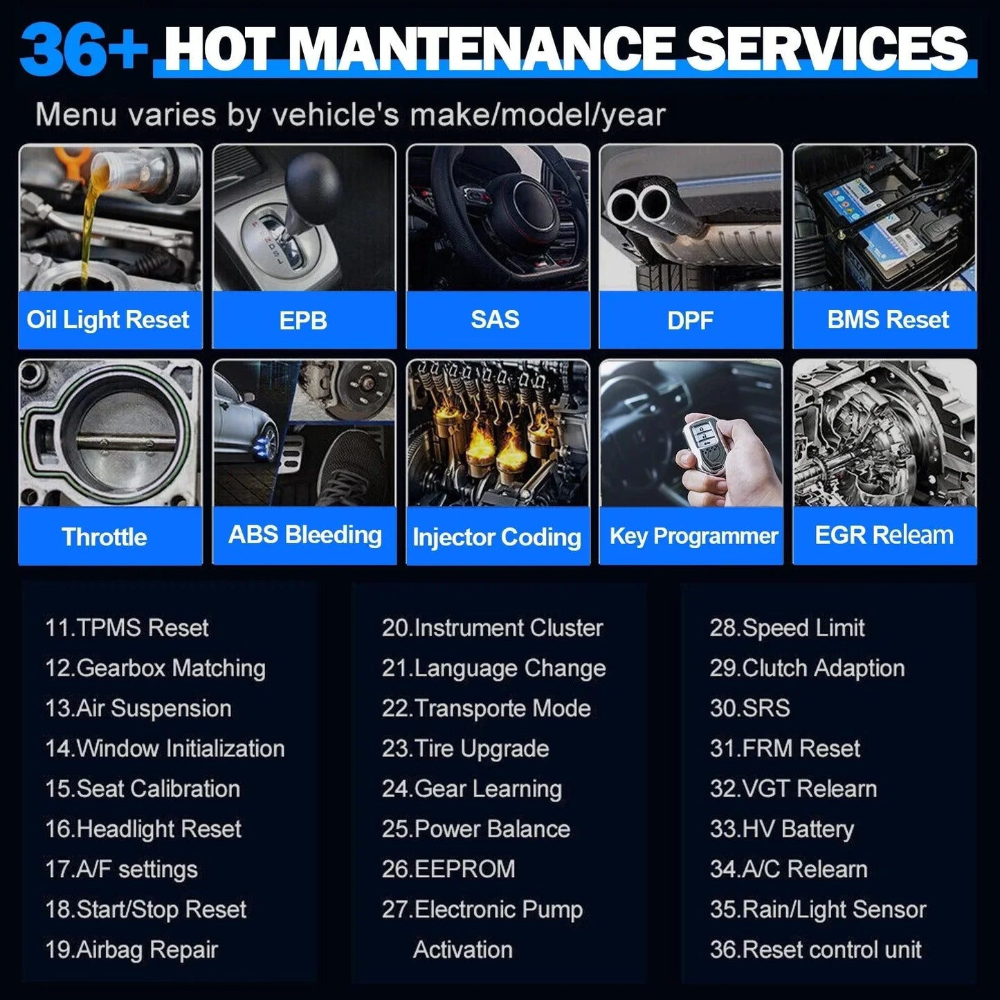 detalles de escaner | Herramientas Automotriz