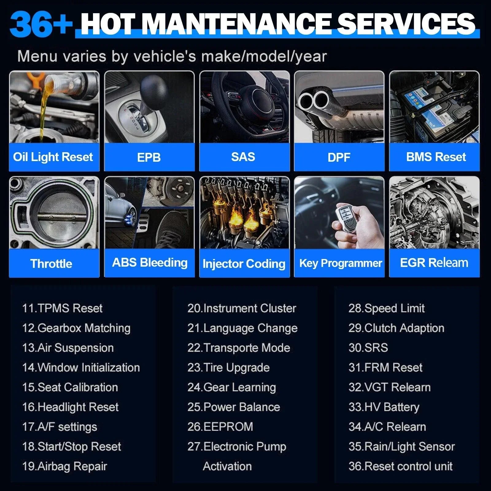 detalles de escaner | Herramientas Automotriz